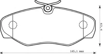 Комплект тормозных колодок, дисковый тормоз JURID купить