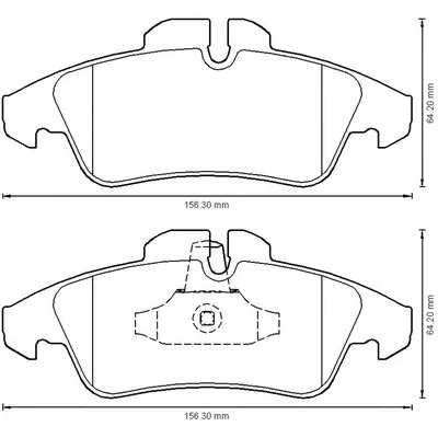 Комплект тормозных колодок, дисковый тормоз JURID купить