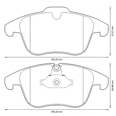 Комплект тормозных колодок, дисковый тормоз JURID купить