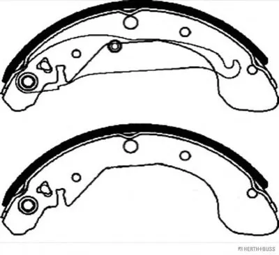 Комплект тормозных колодок HERTH+BUSS JAKOPARTS купить