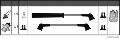 Комплект проводов зажигания HERTH+BUSS JAKOPARTS купить