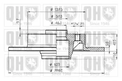Тормозной диск QUINTON HAZELL купить