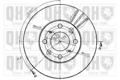 Тормозной диск QUINTON HAZELL купить