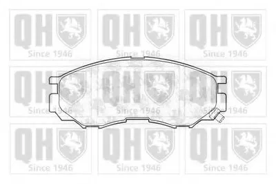 Комплект тормозных колодок, дисковый тормоз QUINTON HAZELL купить