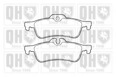 Комплект тормозных колодок, дисковый тормоз QUINTON HAZELL купить