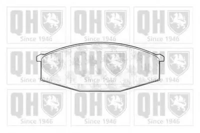 Комплект тормозных колодок, дисковый тормоз QUINTON HAZELL купить