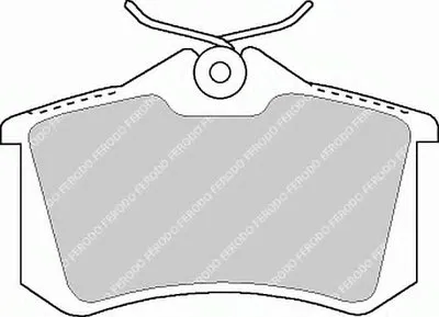 Комплект тормозных колодок, дисковый тормоз PREMIER FERODO купить