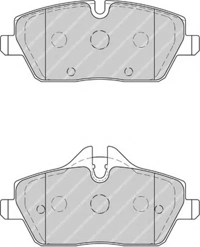 Комплект тормозных колодок, дисковый тормоз PREMIER FERODO купить