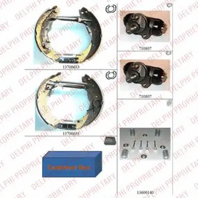 Комплект тормозных колодок DELPHI купить