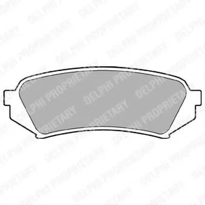 Комплект тормозных колодок, дисковый тормоз DELPHI купить