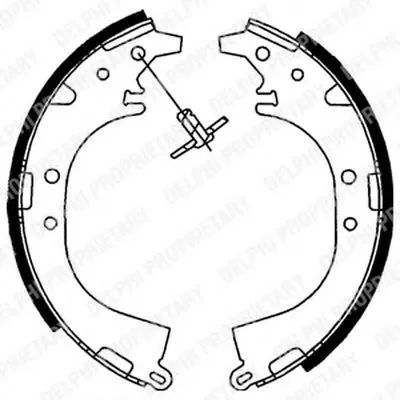 Комплект тормозных колодок DELPHI купить