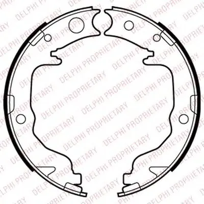 Комплект тормозных колодок, стояночная тормозная система DELPHI купить