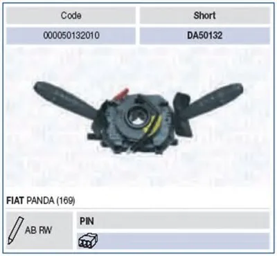 Выключатель на колонке рулевого управления MAGNETI MARELLI купить