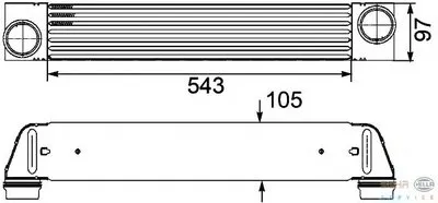 Интеркулер BEHR HELLA SERVICE купить