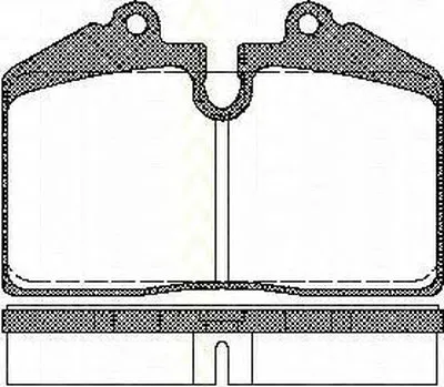 Комплект тормозных колодок, дисковый тормоз TRISCAN купить