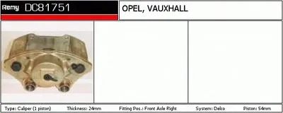 Тормозной суппорт Remanufactured REMY (Multiline) DELCO REMY купить