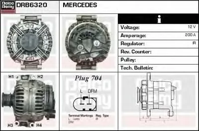 Генератор Remanufactured REMY (Light Duty) DELCO REMY купить