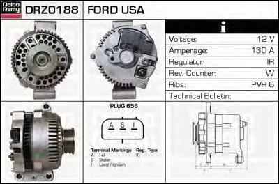 Генератор Remanufactured REMY (Light Duty) DELCO REMY купить