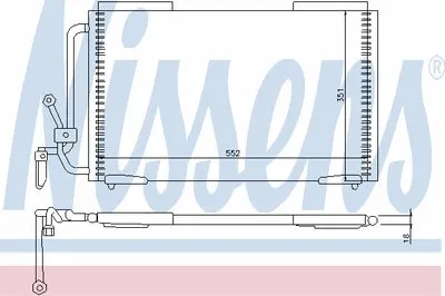 Конденсатор, кондиционер NISSENS купить