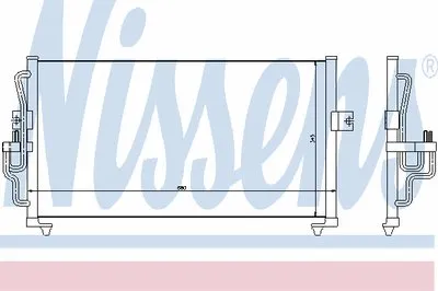 Конденсатор, кондиционер NISSENS купить