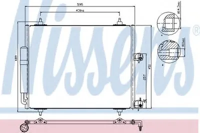 Конденсатор, кондиционер NISSENS купить