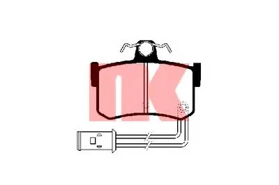 Комплект тормозных колодок, дисковый тормоз NK купить