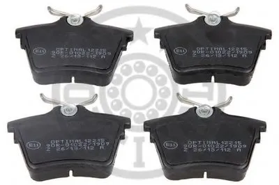 Комплект тормозных колодок, дисковый тормоз OPTIMAL купить