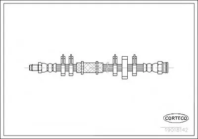 Тормозной шланг CORTECO купить