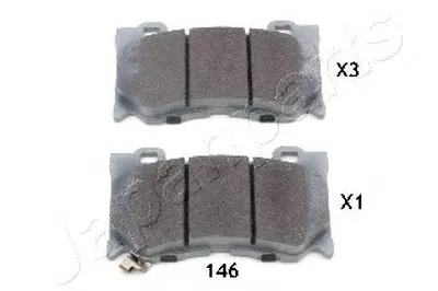 Комплект тормозных колодок, дисковый тормоз JAPANPARTS купить