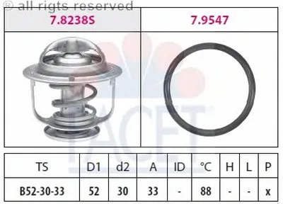 Термостат, охлаждающая жидкость FACET купить