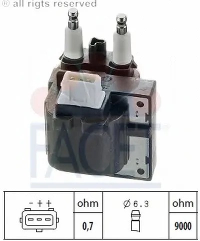Катушка зажигания FACET купить