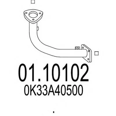 Труба выхлопного газа MTS купить