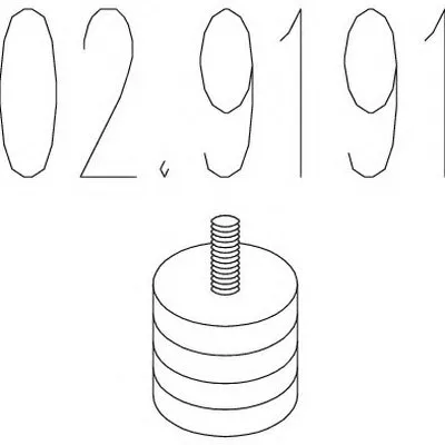 Буфер, глушитель MTS купить