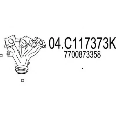 Труба выхлопного газа MTS купить