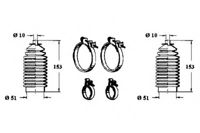 Комплект пылника, рулевое управление OCAP купить