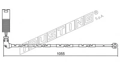 Сигнализатор, износ тормозных колодок TRUSTING купить