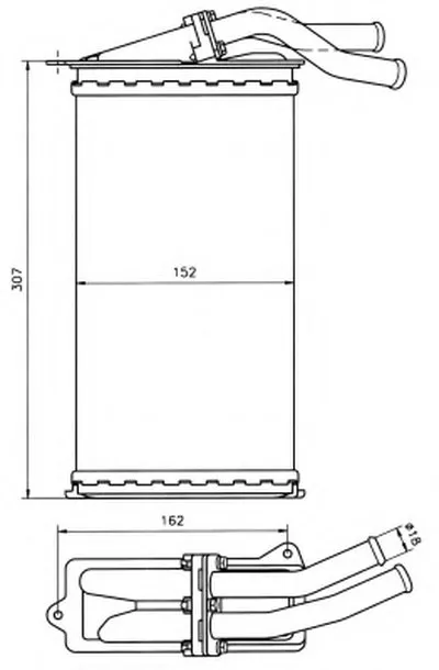Теплообменник, отопление салона EASY FIT NRF купить