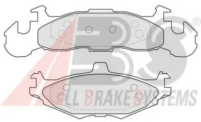 Комплект тормозных колодок, дисковый тормоз A.B.S. купить