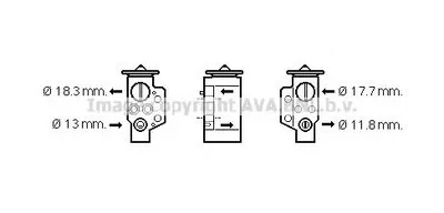 Расширительный клапан, кондиционер AVA QUALITY COOLING купить