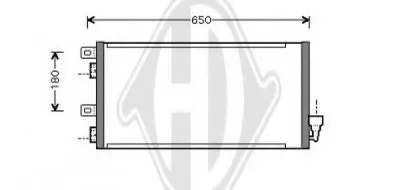 Конденсатор, кондиционер DIEDERICHS купить