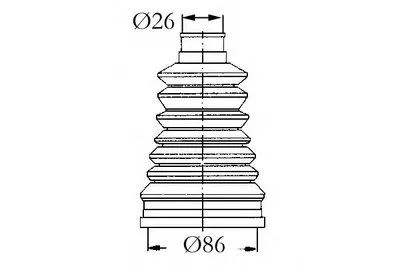 Комплект пылника, приводной вал SASIC купить