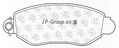 Комплект тормозных колодок, дисковый тормоз QH JP GROUP купить