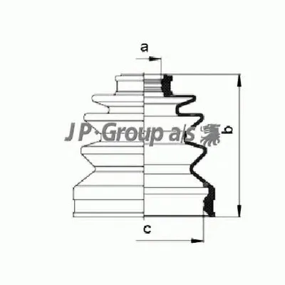 Комплект пылника, приводной вал QH JP GROUP купить