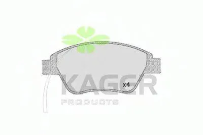 Комплект тормозных колодок, дисковый тормоз KAGER купить