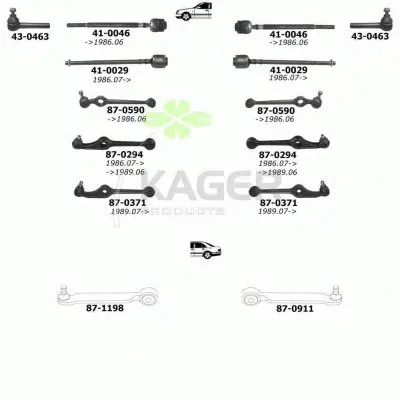 Подвеска колеса KAGER купить