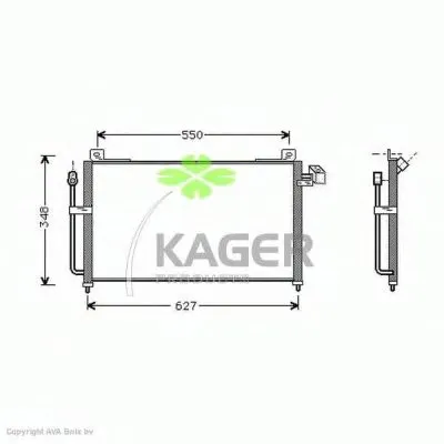 Конденсатор, кондиционер KAGER купить