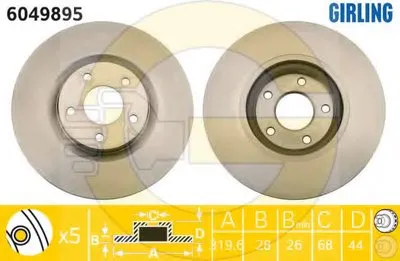 Тормозной диск GIRLING купить