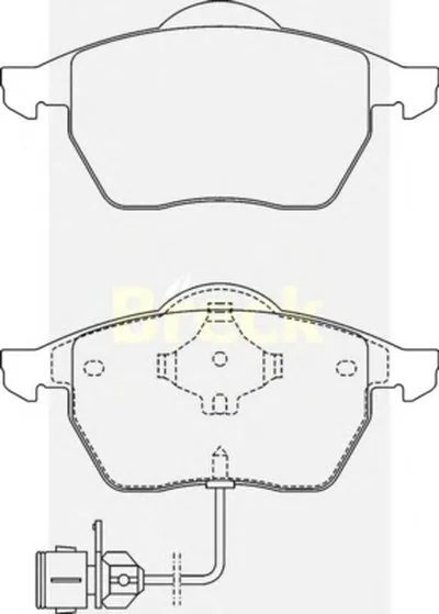 Комплект тормозных колодок, дисковый тормоз BRECK купить
