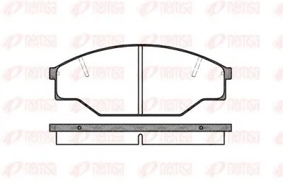 Комплект тормозных колодок, дисковый тормоз KAWE купить