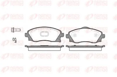 Комплект тормозных колодок, дисковый тормоз KAWE купить